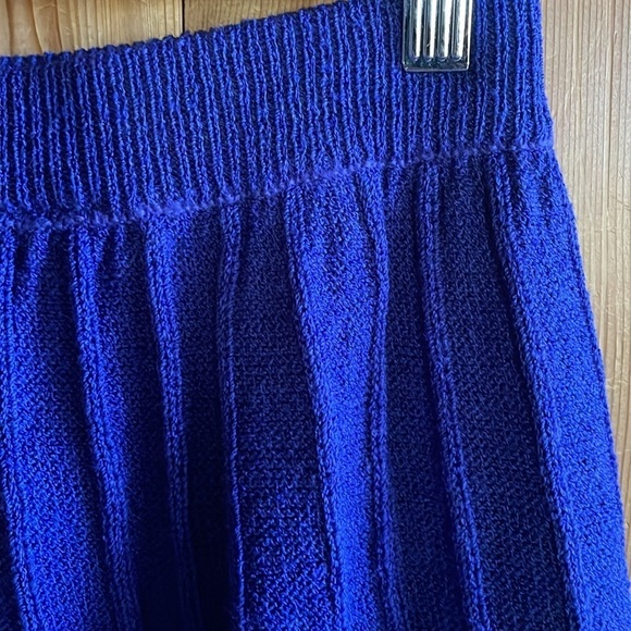 Christian Dior Vintage 70s Wool Blend Knit Sweater Skirt - Picture 5 of 7